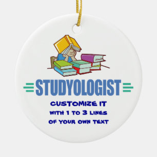 Funny Student Keramikornament