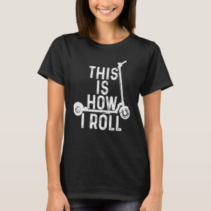Funny Stunt Scooters Kunst für Männer Frauen Beste T-Shirt