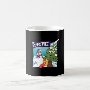Funny Stupid Tree Disk Golf Player Kaffeetasse