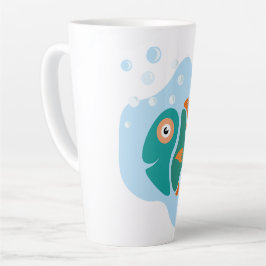 Funny Stylish Fish Milchtasse