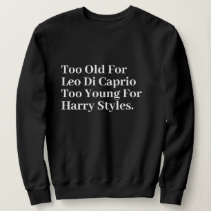 Funny Stylish Niedliche Minimal Monogram Black Sweatshirt