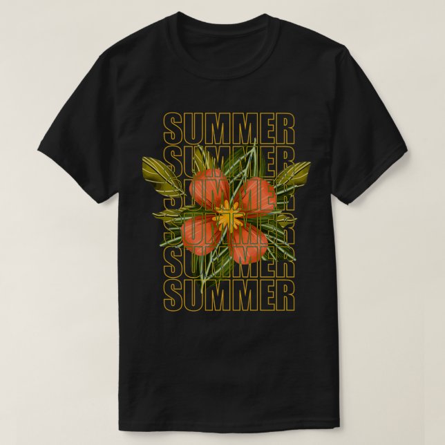 Funny Summer Für Damen und Herren wahres Bild T-Shirt (Design vorne)