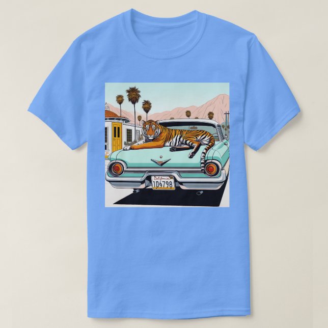 Funny Summer Tiger Lover Motel 2024 T-Shirt (Design vorne)