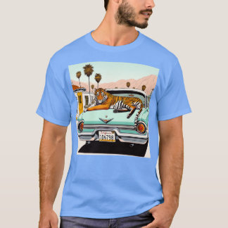 Funny Summer Tiger Lover Motel 2024 T-Shirt