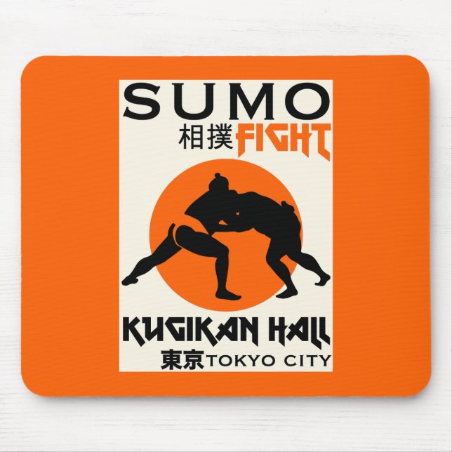 Funny Sumo Wrestler Mousepad (Vorne)