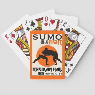 Funny Sumo Wrestler Spielkarten