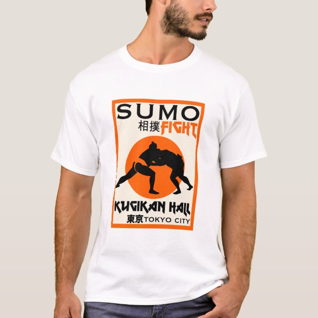Funny Sumo Wrestler T-Shirt (Vorderseite)