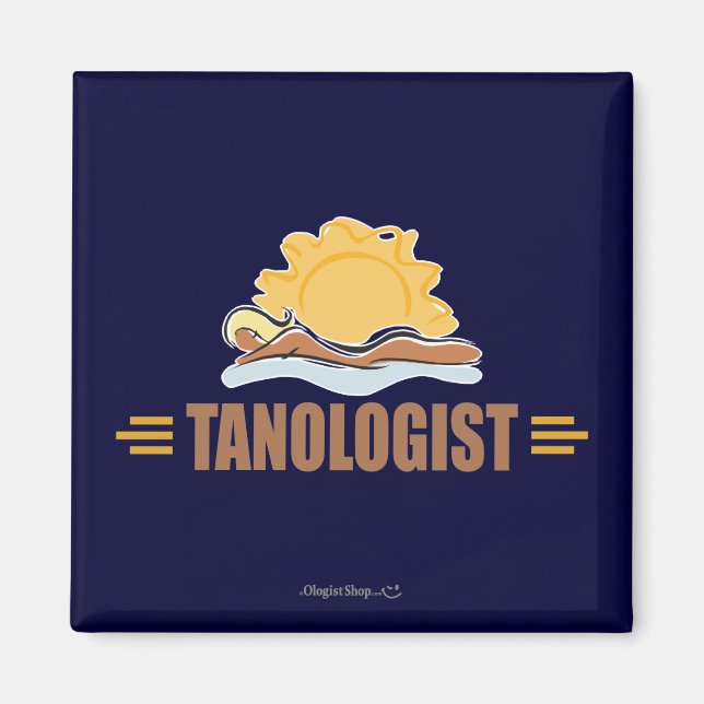 Funny Sun Tanning Magnet (Vorne)