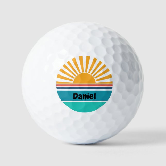 Funny Sunshine Name Golfball (Vorderseite)