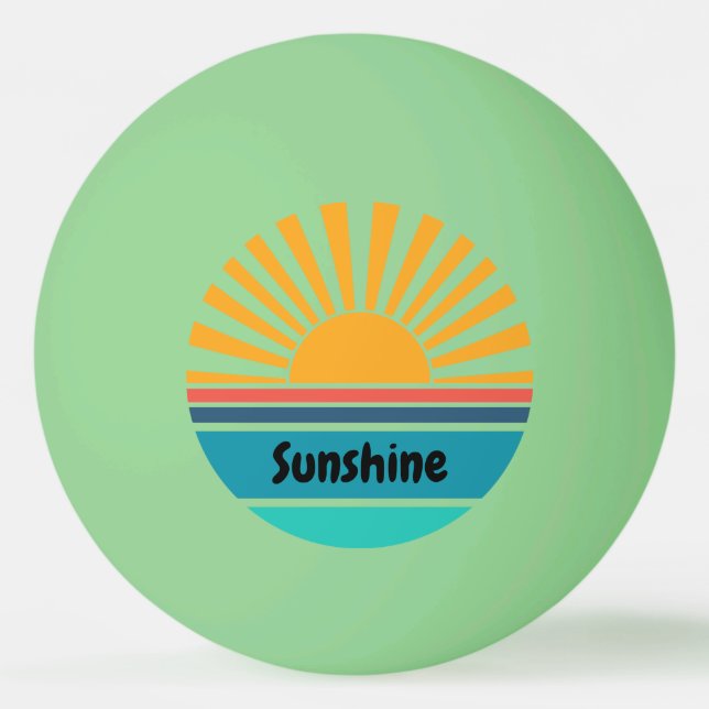 Funny Sunshine Tischtennisball (Vorderseite)