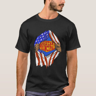 Funny Super Assistant Principal Hero Job T-Shirt