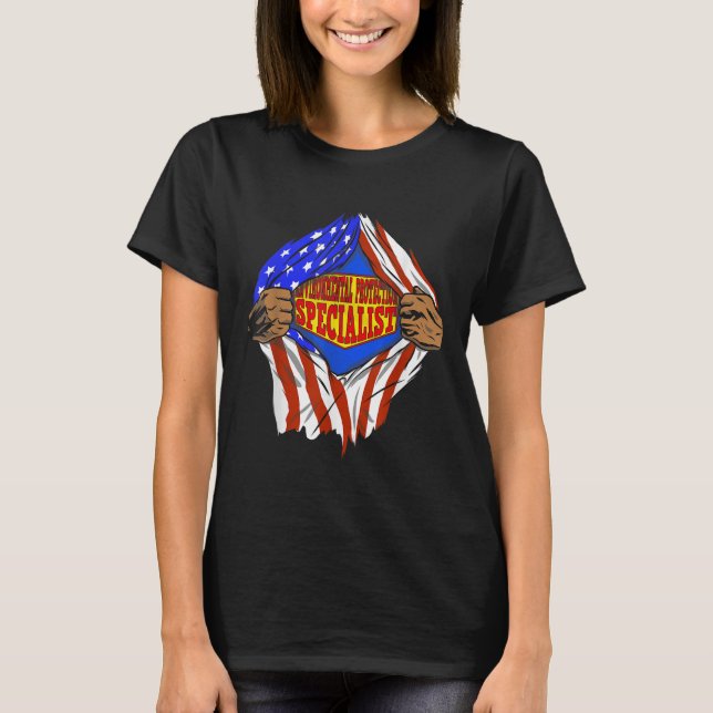 Funny Super Environmental Protection Specialist He T-Shirt (Vorderseite)