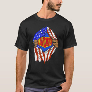 Funny Super Granddaddy Hero Familie T-Shirt