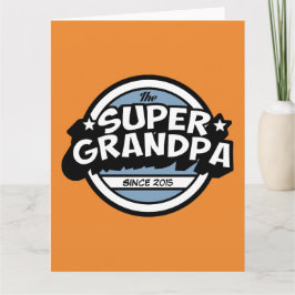 Funny Super Grandpa Karte