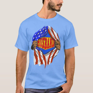 Funny Super Husband Hero Family T-Shirt