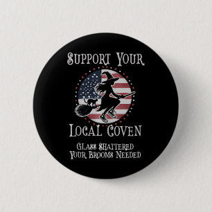 Funny Support Ihre lokale Coven Kamala Reinigung G Button