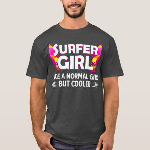 Funny Surfer Girl Design für Frauen Mama Surf T-Shirt