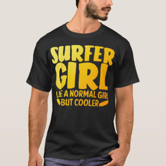 Funny Surfer Girl Design für Frauen Mama Surf T-Shirt