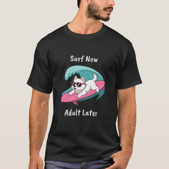 Funny Surfing Apparel T-Shirt (Vorderseite)