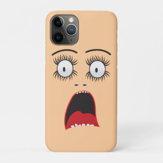 Funny Surpried Dame Gesicht iPhone 11 Pro Hülle