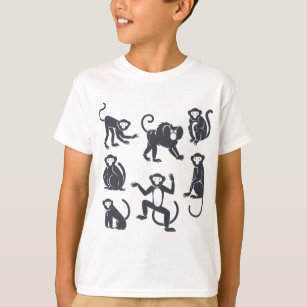 Funny süße Tier T - Shirt für den Affen