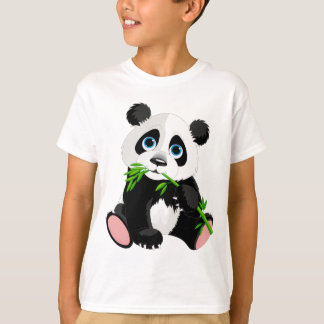 Funny süße Tier T - Shirt für Kinder Panda