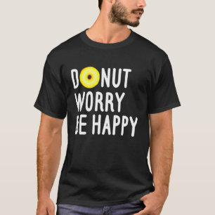 Funny Süßigkeiten Snack Polizei Polizist Donut Wor T-Shirt