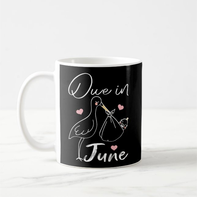Funny Swan soll im Juni ein Niedliches neues Baby  Kaffeetasse (Links)