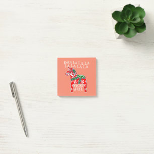 Funny Swedish Christmas God Jul Dala Horse Dalahos Post-it Klebezettel