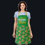 Funny Sweet Dreams Made Cheese Pizza Muster Schürze<br><div class="desc">Lustvolle und coole Schürze,  um das Kochen noch angenehmer zu machen. Personalisiertes Geschenk für Familie und Freunde,  die Liebe Kochen,  Backen und probieren neue Rezepte in der Küche. Passen Sie die Formulierung an Ihren Anlass an. Mit dem Design-Tool können Sie den Schriftart-,  Schriftart- und Schriftart-Typ weiter ändern.</div>