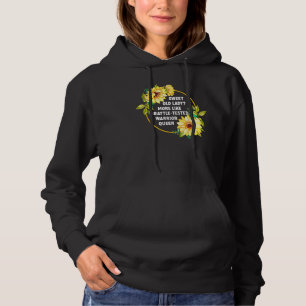 Funny Sweet Old Lady More Like Battle Tested Warri Hoodie