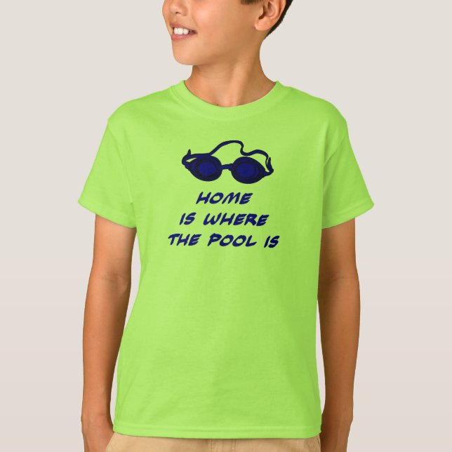 Funny Swim Quote - Hemd für Kinder T-Shirt (Vorderseite)