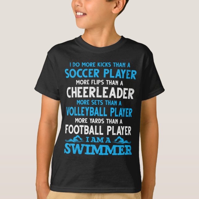 Funny Swimming Definition Schwimmer T-Shirt (Vorderseite)