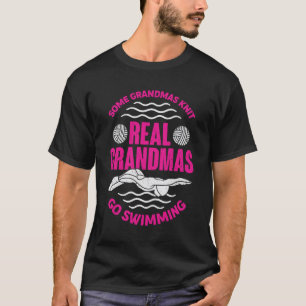 Funny Swimming Grandma Grandmother Gift T-Shirt