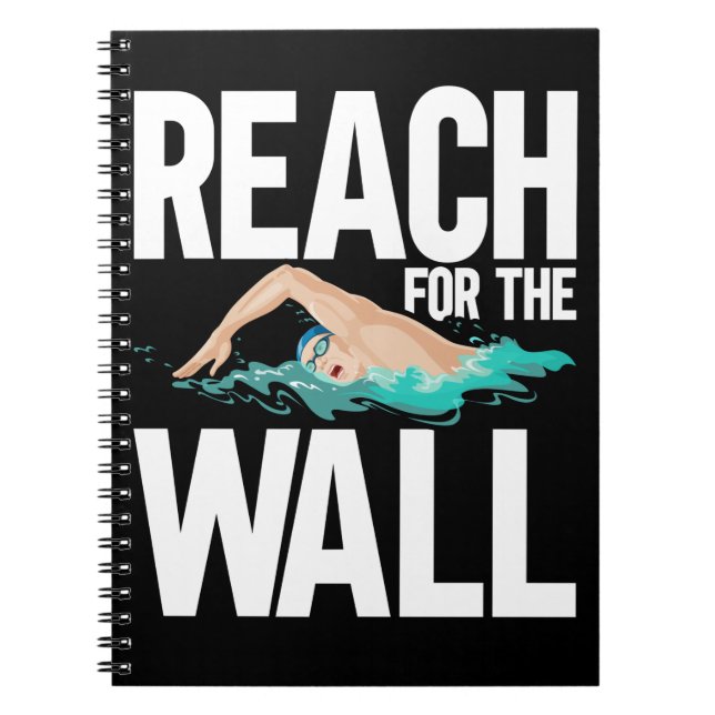 Funny Swimming Team Swimmer Zitate Notizblock (Vorderseite)