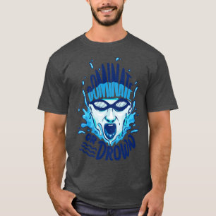 Funny Swimming Water Polo Dominate oder ertrinken