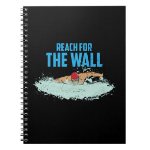 Funny Swimming Zitat Schwimmer Geschenk Notizblock