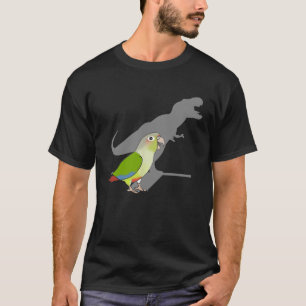 Funny T-Rex Cinnamon Conure Dinosaur Parrot Birb T-Shirt