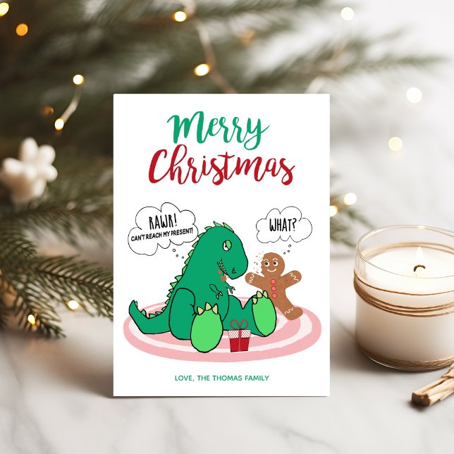 Funny T Rex Dinosaur Gingerbrei Keks Weihnachten (Von Creator hochgeladen)