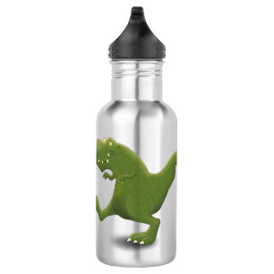 Funny T rex dinosaurier Cartoon Spaß Edelstahlflasche
