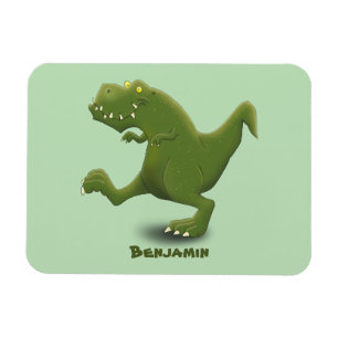 Funny T rex dinosaurier Cartoon Spaß Magnet