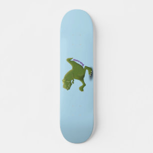 Funny T rex dinosaurier Cartoon Spaß Skateboard