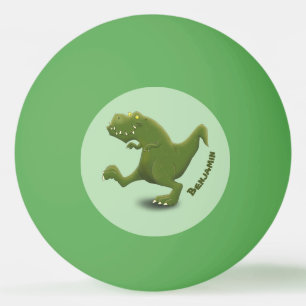 Funny T rex dinosaurier Cartoon Spaß Tischtennisball