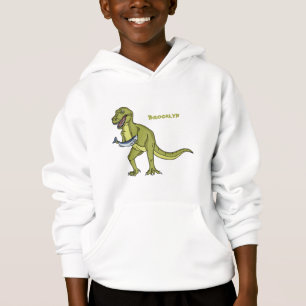 Funny T rex dinosaurier Illustration Hoodie