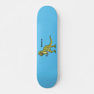 Funny T rex dinosaurier Illustration Skateboard