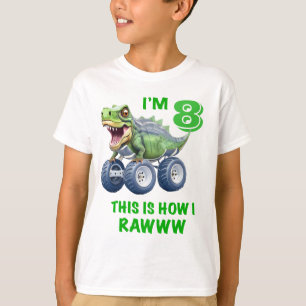 Funny T rex dinosaurier Monster LKW T-Shirt