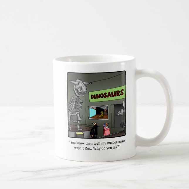 Funny "T-Rex" Ehe Spaß Tasse Geschenk (Rechts)