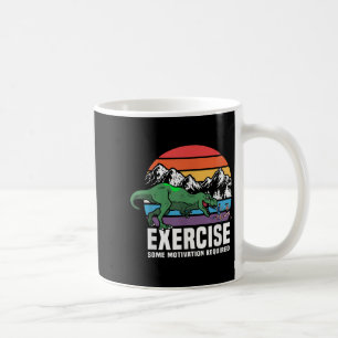 Funny T Rex Gym Übung Workout Fitness Motivation Kaffeetasse