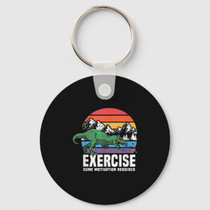 Funny T Rex Gym Übung Workout Fitness Motivation Schlüsselanhänger