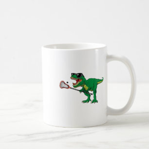 Funny T Rex Lacrosse Dinosaur Lax Boys Lacrosse Te Kaffeetasse